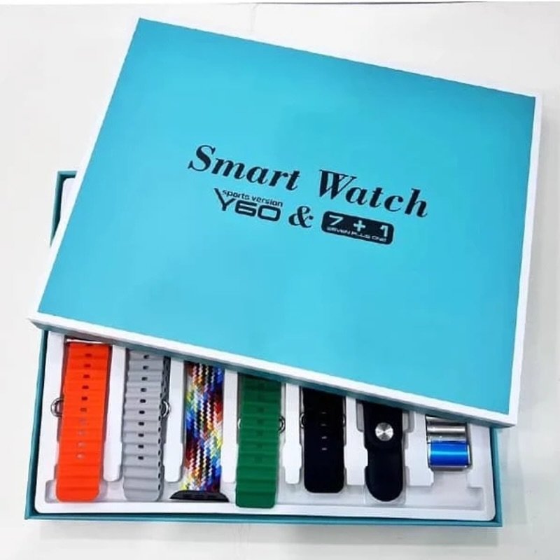 Y60 Smart Watch Ultra 7+1 Sports Edition | Full Touch Display Fitness Tracker - Image 3