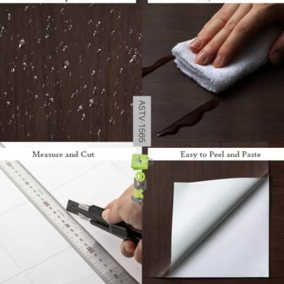 Self-Adhesive Wooden Sheet | Peel & Stick Wallpaper for Furniture Walls Kitchen Decor | YM500 - Image 3