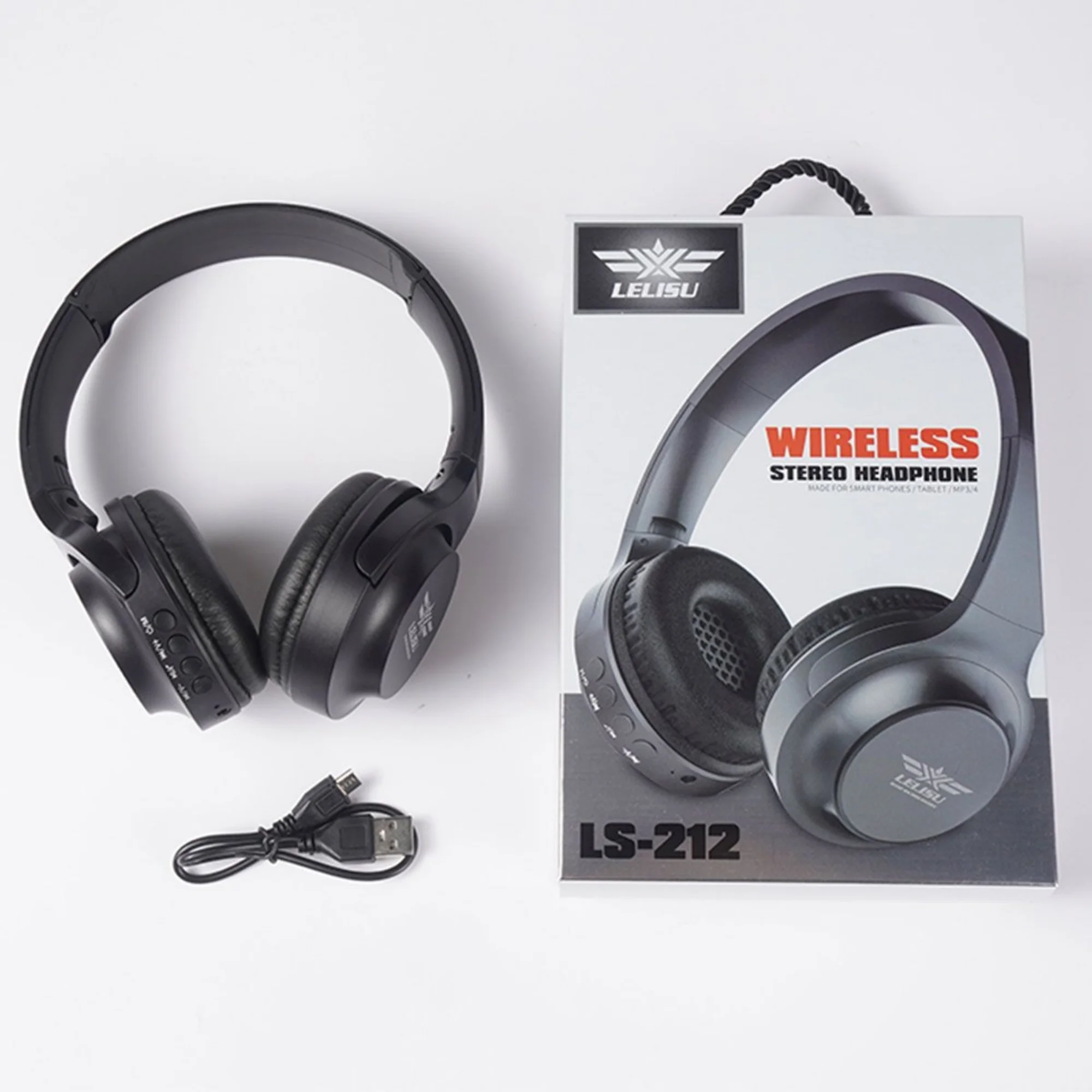 Lelisu LS-212 Wireless Stereo Headphones | Bluetooth Headset for Smartphones, Tablets & MP3/MP4 - Image 2