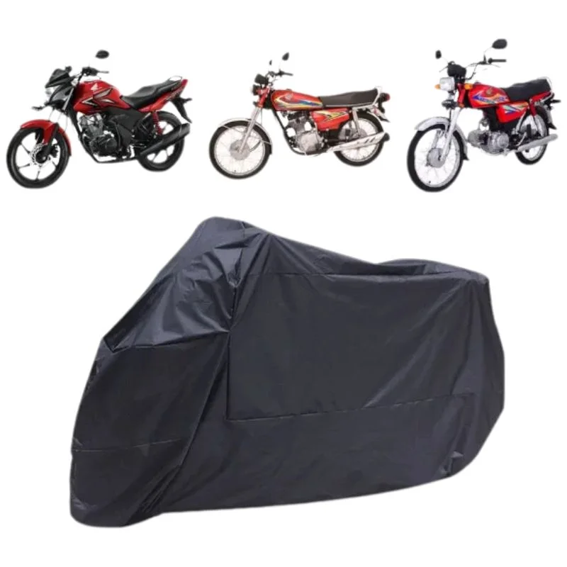 Bike Cover Dust & Water Proof | Universal 70CC Scratch & Rust Protection Cover | Random Color - Image 2