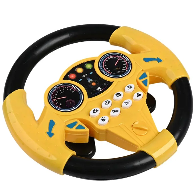 Toy Steering Wheel with Sound Effects for Kids | Interactive Driving Toy with Music & Emergency Sounds - Image 4