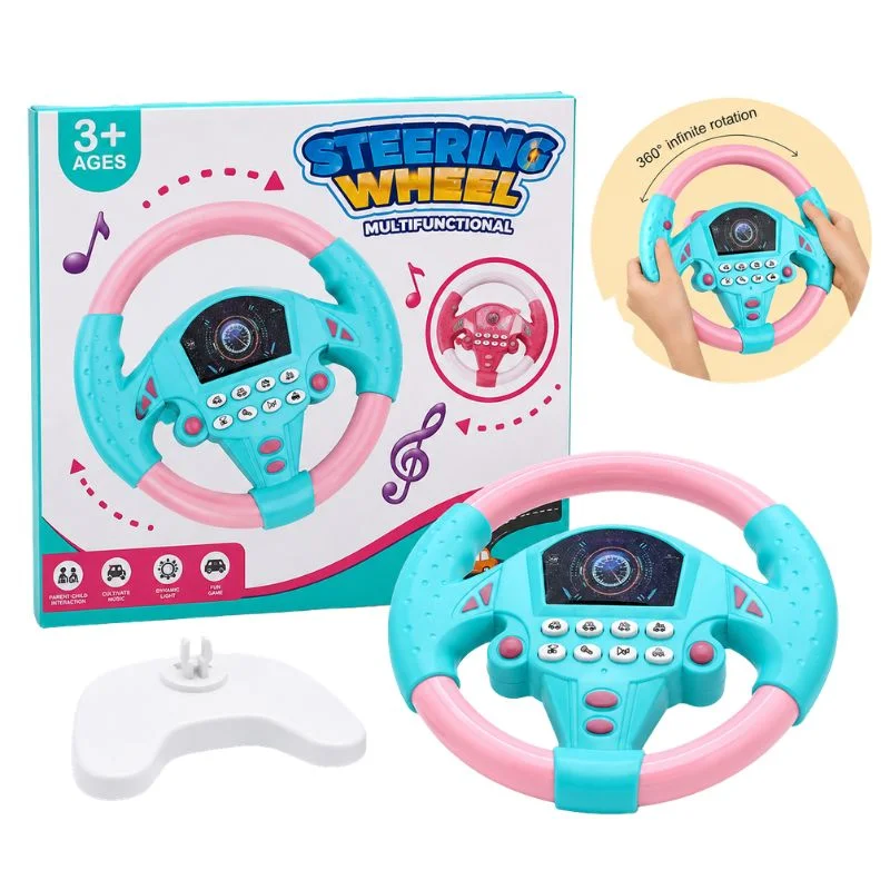 Toy Steering Wheel with Sound Effects for Kids | Interactive Driving Toy with Music & Emergency Sounds - Image 5