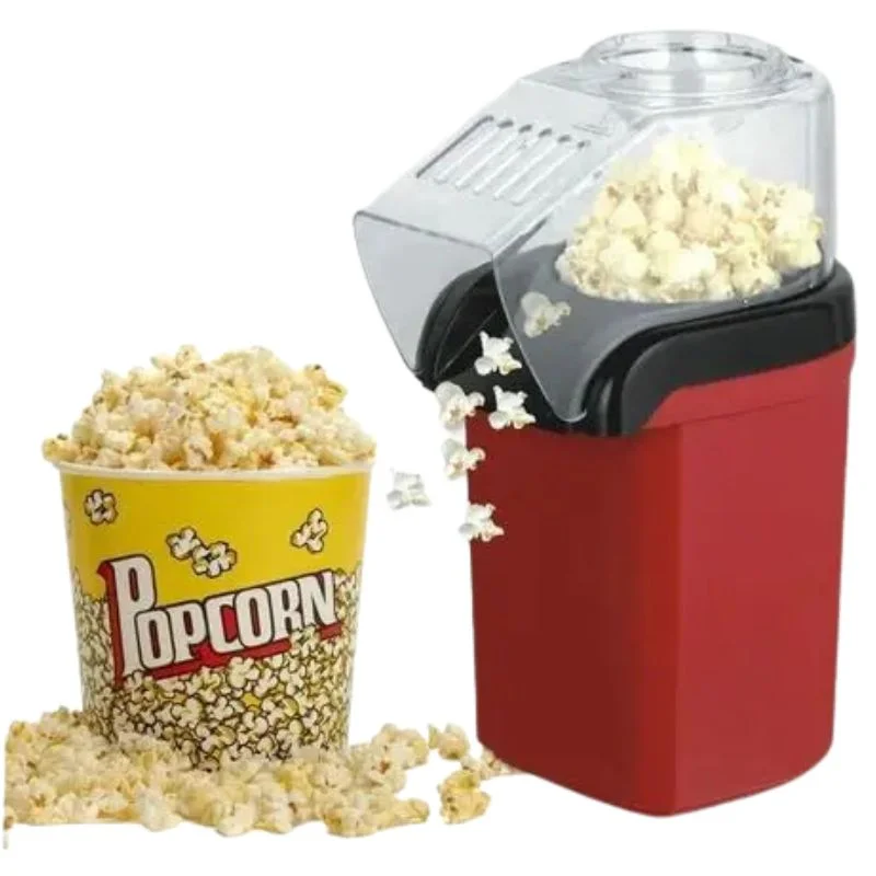 Oil Free Mini Popcorn Maker | Hot Air Popcorn Machine | Electric Popcorn Popper for Home & Kids | 1200W - Image 3