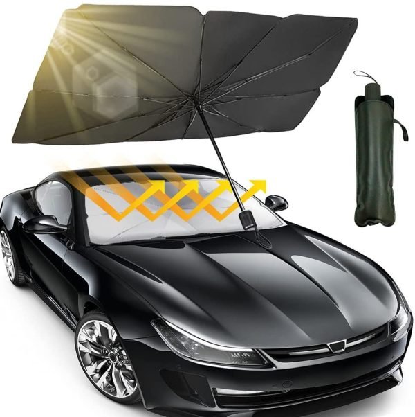 Foldable Car Windshield Umbrella Sunshade | UV Protection & Heat Blocker for All Vehicles - Image 2