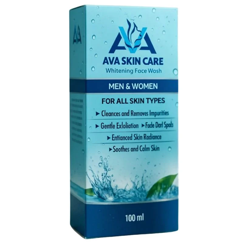 AVA Face Wash | Glycolic Acid & Vitamin-Enriched Brightening Cleanser | Deep Cleansing & Hydrating Formula | For All Skin Types - Image 2