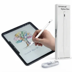 Universal Rechargeable Stylus Pen for Touchscreen Devices | Magnetic Stylus with High-Precision Tip | USB Type-C Charging | Compatible with iPad, Android & Tablets
