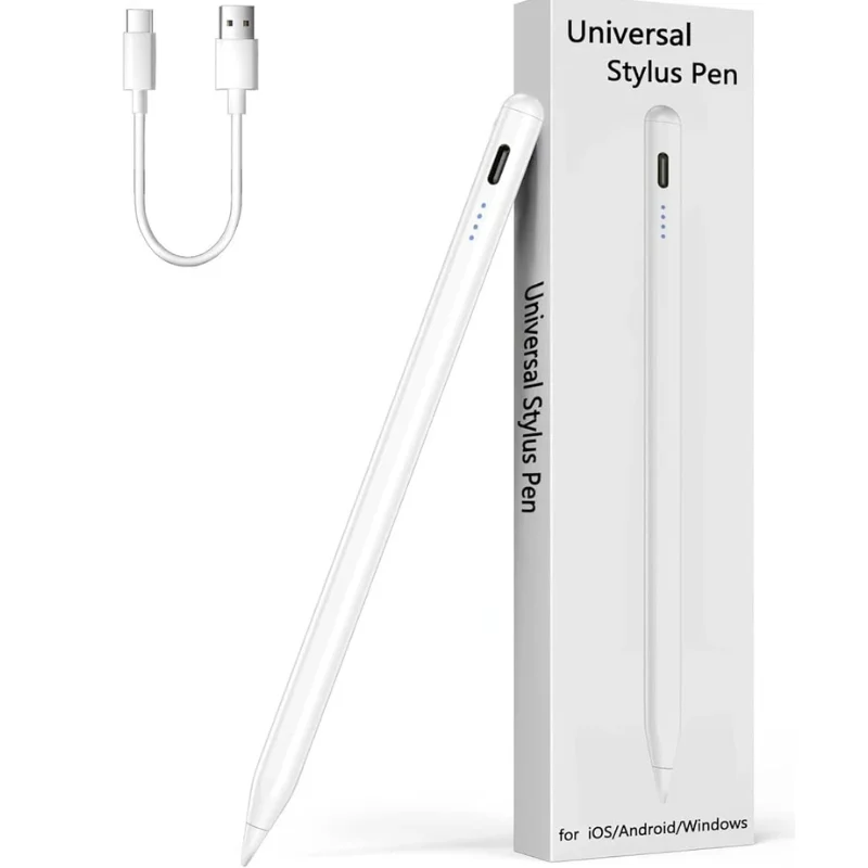 Universal Rechargeable Stylus Pen for Touchscreen Devices | Magnetic Stylus with High-Precision Tip | USB Type-C Charging | Compatible with iPad, Android & Tablets - Image 4