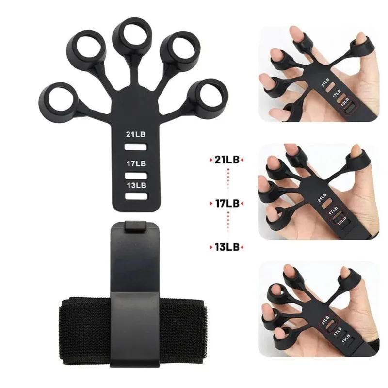 Adjustable Hand Grip Strengthener | Finger Exerciser & Hand Therapy Trainer | Grip Strength Trainer for Fitness, Rehabilitation & Arthritis Relief - Image 4