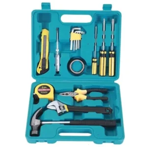 12-in-1 Home Tool Kit  | Multi-Purpose Household Repair Tool Set | Hardware Toolkit with Durable Storage Box